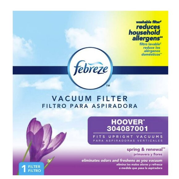 Febreze Hoover WindTunnel Premium Allergen Vacuum Filter -Spring & Renewal Scent - Picture 1 of 4
